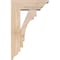 Ekena Millwork Merced Traditional Smooth Bracket w/ Offset Brace, Douglas Fir, 5 1/2"W x 14"D x 22"H BKT0604X14X22MRC01SDF - alternate 4